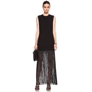 Nomia black fringe mini maxi dress as 6
